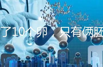 取了10個卵,只有倆胚胎?卵都去哪了?