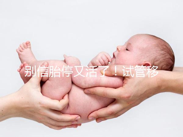 別信胎停又活了!試管移植43天需警惕有胎芽無(wú)胎心