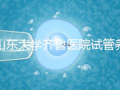 山東大學齊魯醫院試管養囊價格表，成功率越高助孕開銷越少