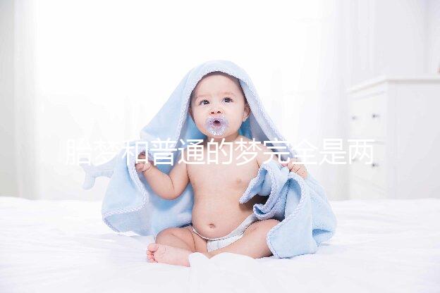 胎夢和普通的夢完全是兩種概念，區(qū)分方法有這3點